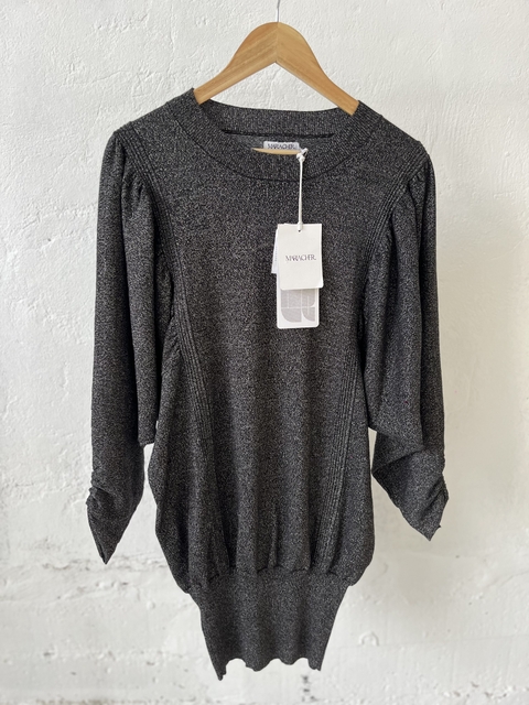 SWEATER LARGO MARIA CHER NEGRO - comprar online