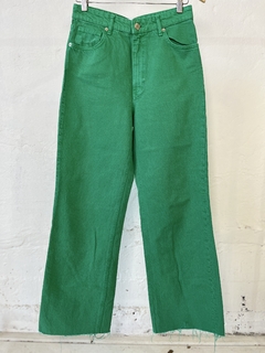 JEAN ZARA VERDE RECTO - comprar online
