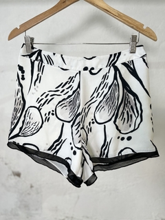 SHORT TUCCI DA ESTAMPADO BLANCO Y NEGRO - comprar online