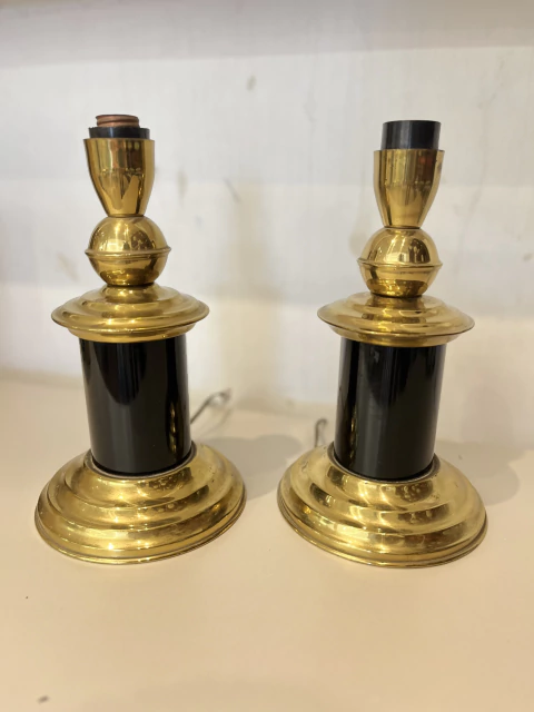 VELADOR DORADO Y NEGRO 2U $46.000 - comprar online