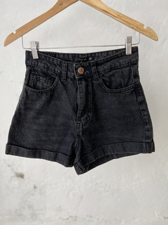 SHORT SALSA DE JEAN NEGRO - comprar online
