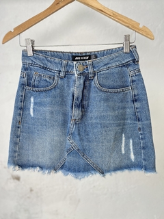 POLLERA DE JEAN ASK DENIM AZUL - comprar online