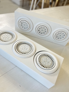 PLAFON LUCES X3 LED 2U $50.000