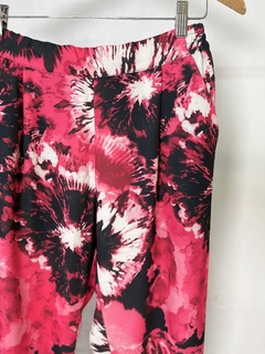 PANTALON KOSIUKO ESTAMPADO FUCSIA Y NEGRO en internet