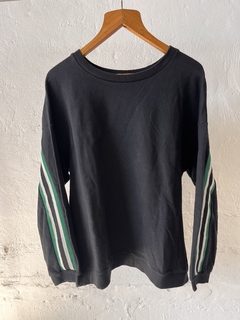 BUZO KOXIS NEGRO MANGAS CON RAYA - comprar online