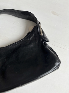 CARTERA BAROTINI DE CUERO NEGRA - Galpón Chic