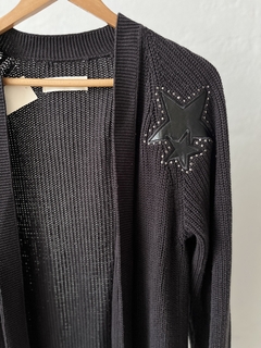 SWEATER RAPSODIA TEJIA NEGRO CON ESTRELAS en internet