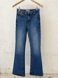 JEAN ZARA AZUL OSCURO OXFORD - comprar online