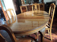 JUEGO DE COMEDOR $ 1.400.000 DE MESA EXTENSIBLE CON 6 SILLAS ESTILO INGLES CHIPPINDALE - tienda online
