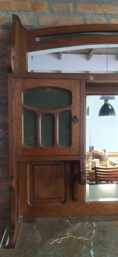 APARADOR $ 300.000 DE CEDRO CON ALZADA - MARMOL ROJO - 2,15 ALTO X 0,53 PROFUNDIDAD X 1,5 DE ANCHO - comprar online