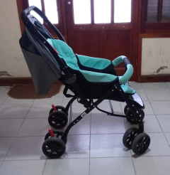 COCHECITO $ 100.000 DE PASEO LOVE 172 AQUA 03 CON CHASIS COLOR NEGRO-REBATIBLE A CUNA- CANASTO MOVIVLE- en internet