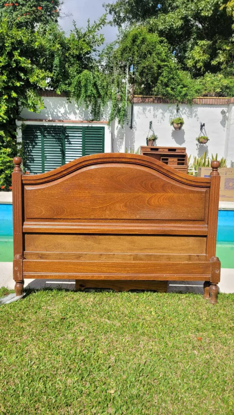 CAMA $ 200.000 DOS PLAZAS DE MADERA MACIZA