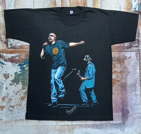 REEMRA DEL INDIO Y SKAY PINTADA A MANO 2