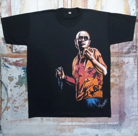 REMERA DEL INDIO SOLARI PINTADA A MANO 17