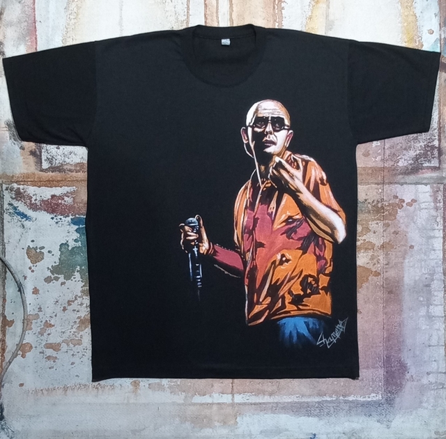 Remera Del Indio Solari Pintada A Mano 17 thumbnail 2