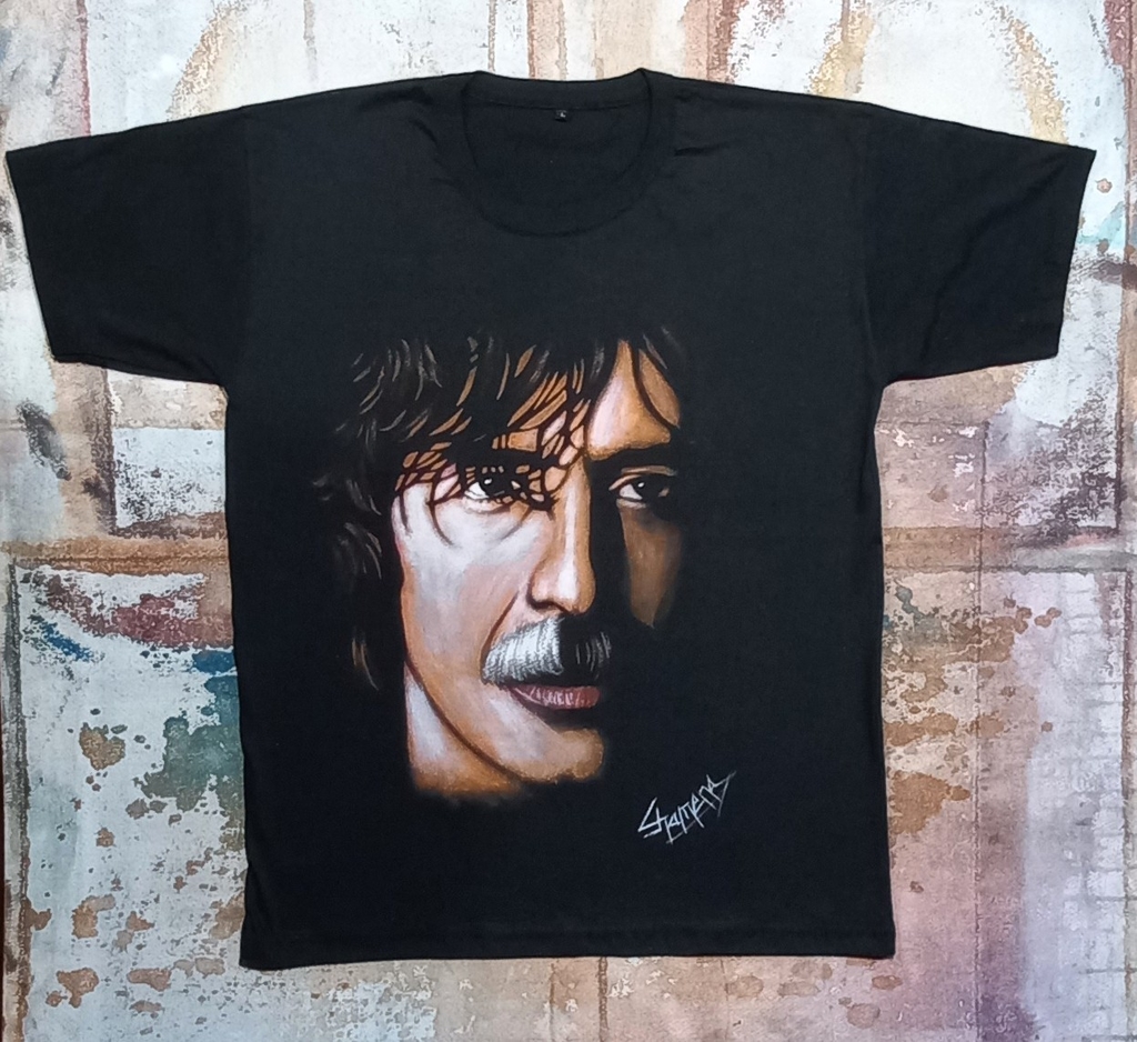 Remera De Charly Garcia Pintada A Mano 4 thumbnail 3
