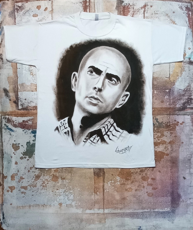 Remera Del Indio Solari Pintada A Mano 14 thumbnail 2