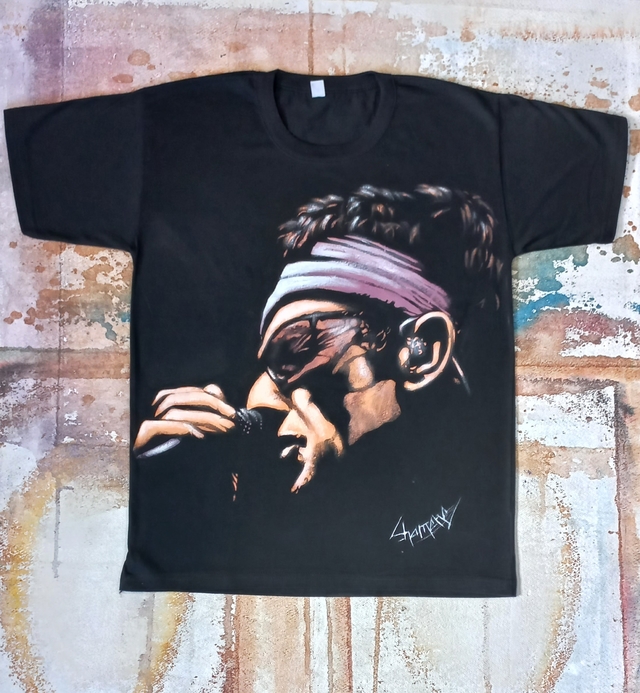Remera De Skay Beilinson Pintada A Mano 3 thumbnail 2