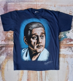 REMERA DEL Dr. FAVALORO PINTADA A MANO