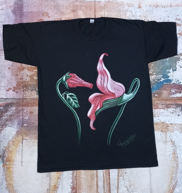 Remera De The Wall Pink Floyd Pintada A Mano 2 thumbnail 2