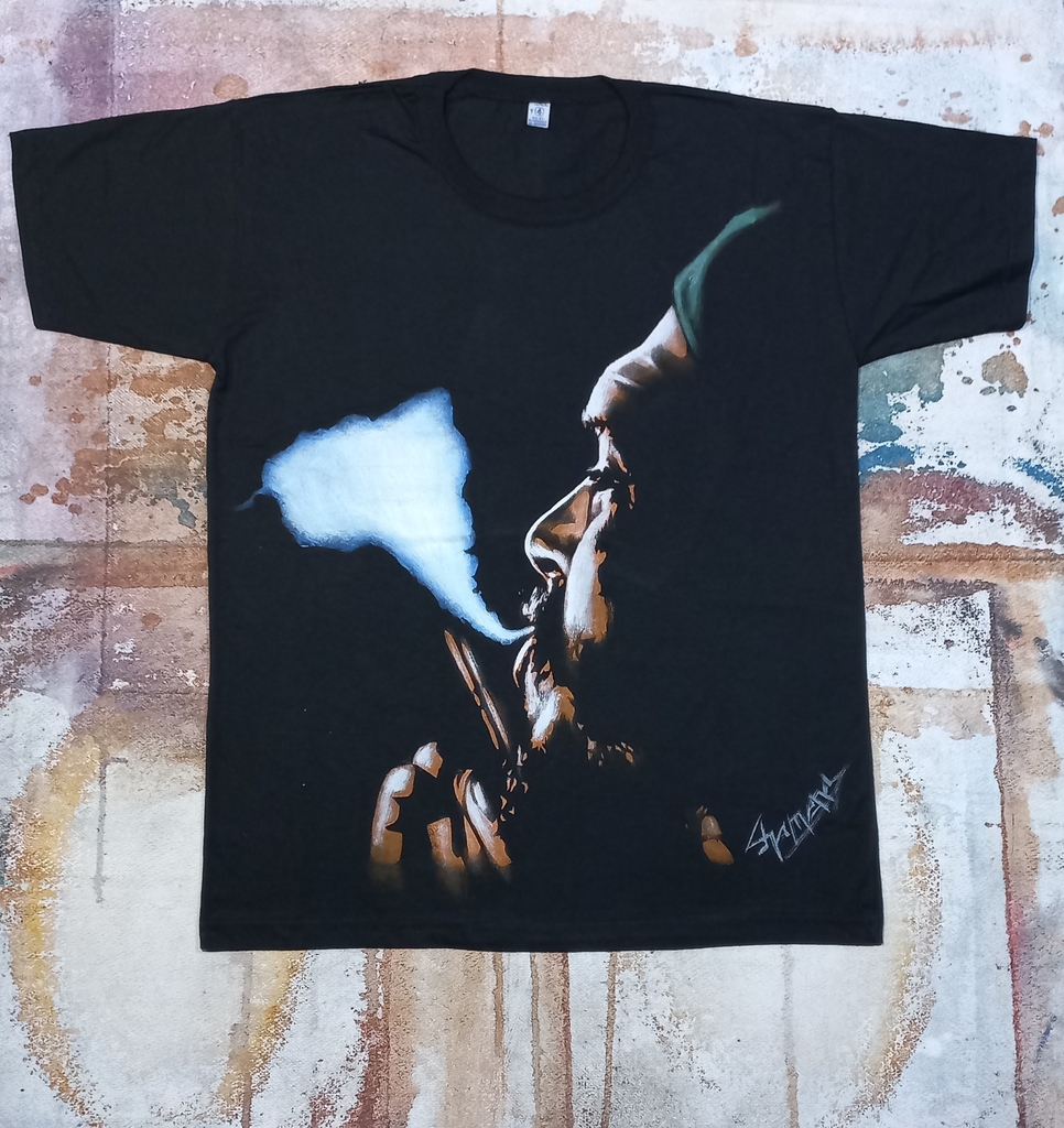 Remera Del Che Guevara Pintada A Mano 3 thumbnail 3