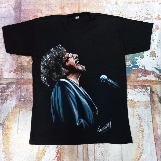 Remera De Fito Paez Pintada A Mano 1 thumbnail 2