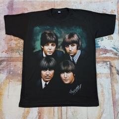 REMERA DE THE BEATLES PINTADA A MANO 1