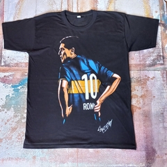 REMERA DE JUAN ROMAN RIQUELME PINTADA A MANO 6