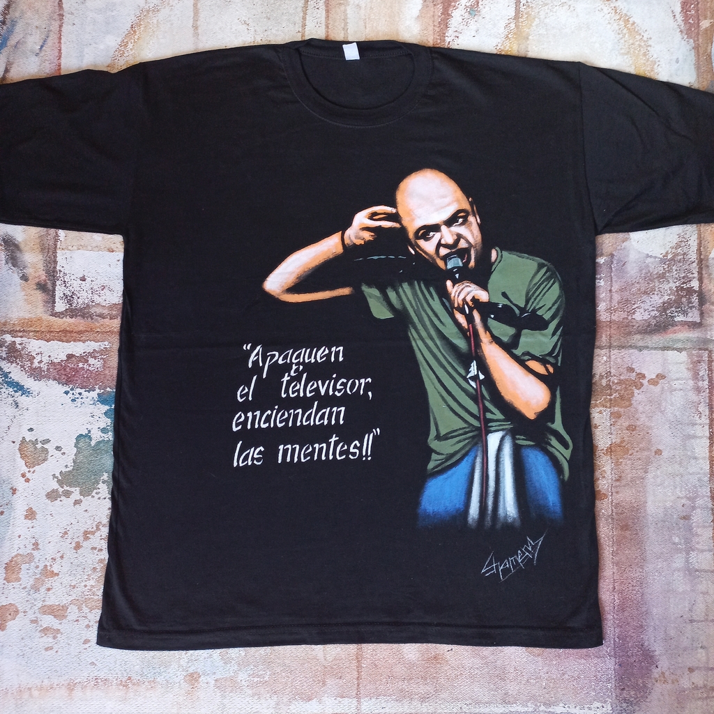 Remera De Luca Prodan Pintada A Mano 4 thumbnail 3