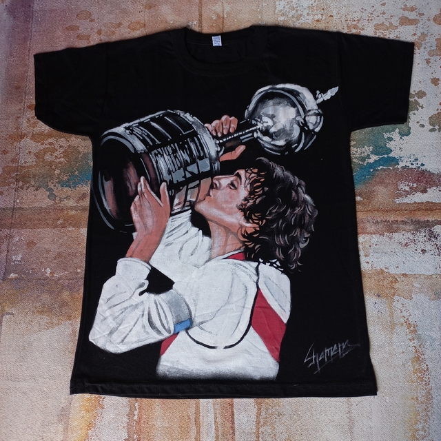 Remera De Enzo Fransecolli Pintada A Mano 3 thumbnail 2