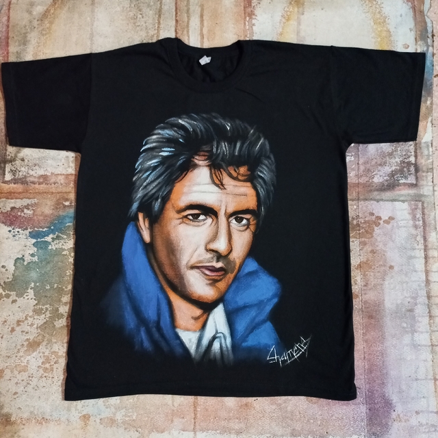 Remera De Roberto Mouras Pintada A Mano thumbnail 2