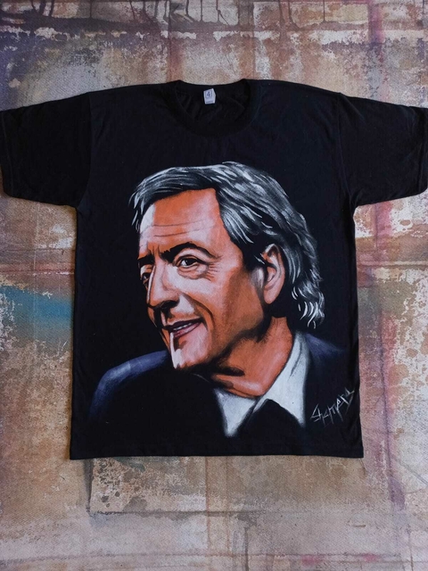 REMERA DE NESTOR KIRCHNER PINTADA A MANO 2