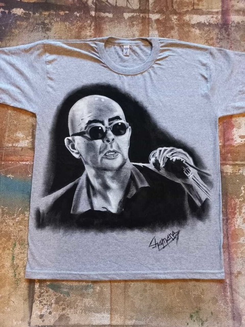 REMERA DEL INDIO SOLARI PINTADA A MANO 3