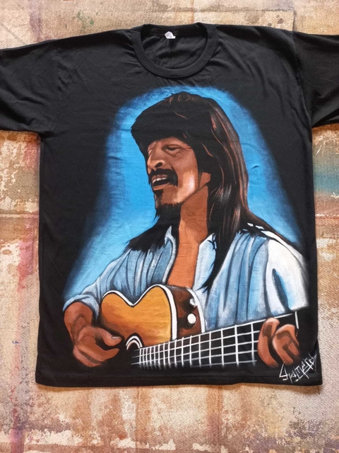 REMERA DE JACINTO PIEDRA PINTADA A MANO 1