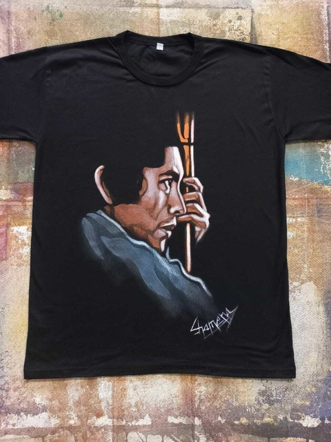 REMERA DE DANIEL TORO PINTADA A MANO