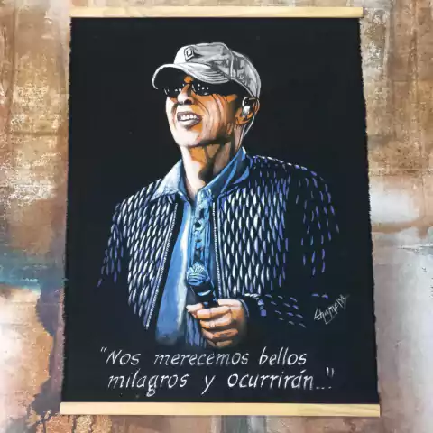 Tapiz del INDIO SOLARI 58 X 78 CM