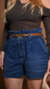 F50- SHORT CLOCHARD C/ CINTO FINO BIA na internet