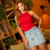 F42- SHORT SAIA C/ PENCES