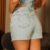 F46- SHORT C/ BRILHO SUZANA - comprar online