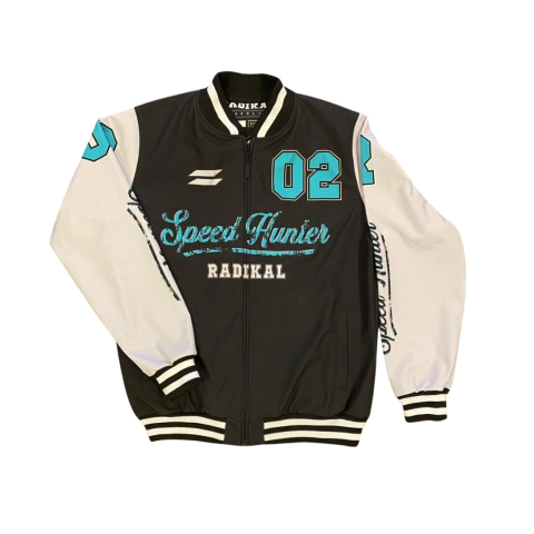 Campera universitaria turquesa - comprar online