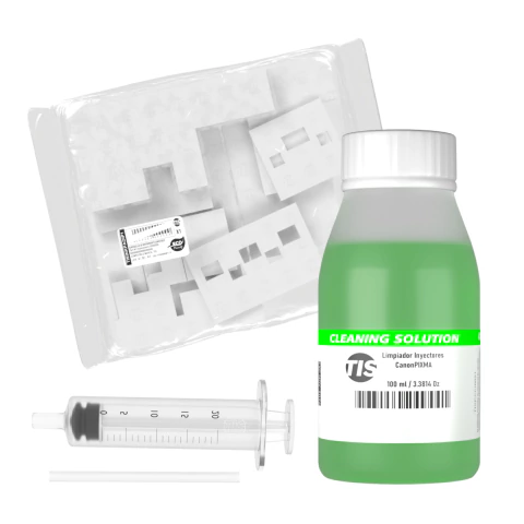 Kit Almohadillas TIS® Compatibles Canon G1100 G2100 G3100 eco sustentables + Limpiador 100ml - comprar online