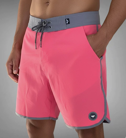 BOARDSHORT RETRÔ AMARANTO