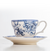 Taza De Desayuno Con Plato - Blue Dove