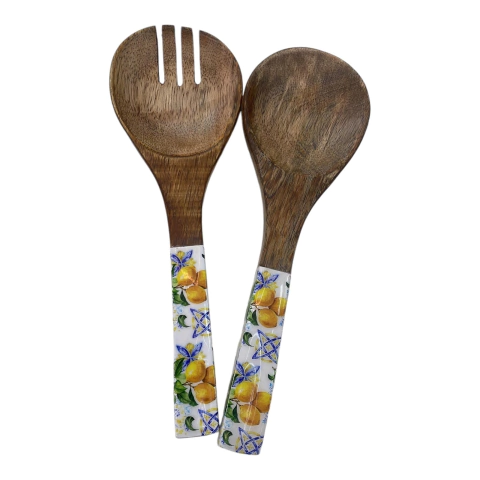 Utensilios Ensaladas Esmaltada - Limones - comprar online