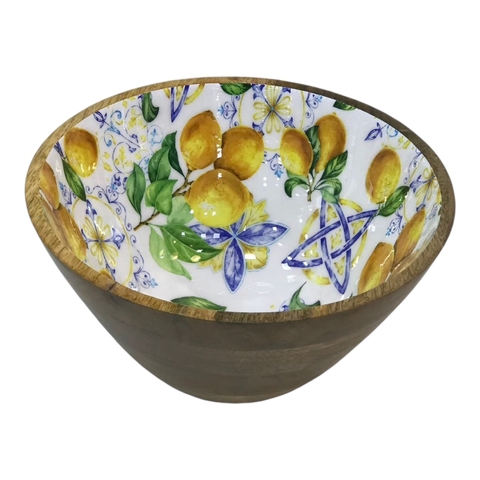 Ensaladera Esmaltada - Limones - comprar online