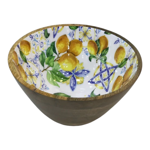 Ensaladera Esmaltada - Limones - comprar online