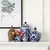 Potiche Jarron Azul y Blanco - comprar online
