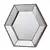 Espejo Hexagonal - comprar online