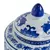 Potiche Jarron Azul y Blanco - tienda online