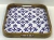 Bandeja Cuadrada Esmaltada - Diseños Azul y Blanco (40x40cm) en internet